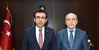 Kaymakamlardan veda ziyareti