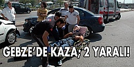 Kazada iki kişi yaralandı!