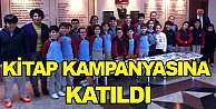 Kitap kampanyasına katıldı