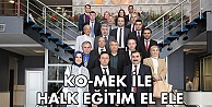 KO-MEK ile Halk Eğitim El Ele