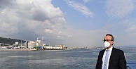 Kocaeli Valisi Seddar Yavuz, müsilaj temizleme çalışmalarını inceledi