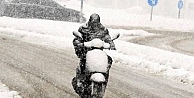 Kocaeli'de Kar Yağışı Nedeniyle Motosiklet Kullanımı Yasaklandı