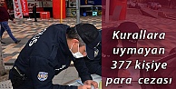 Kocaeli'de Kovid-19 tedbirlerine uymayan 377 kişiye para cezası verildi