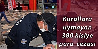 Kocaeli'de Kovid-19 tedbirlerine uymayan 380 kişiye para cezası verildi