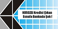 KOSGEB Bankada Sorun mu Çıkarıyor?