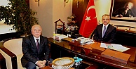 Köşker'e Erzurum'dan Konuk Başkan!