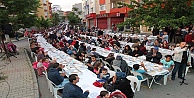 Köşklüçeşme aynı sofrada iftar açtı