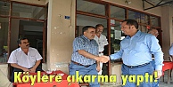 Köylere çıkarma yaptı!