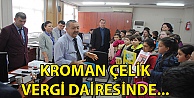 Kroman Çelik, vergi dairesinde