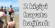 Kurtarma timi 2 kişiyi hayata bağladı