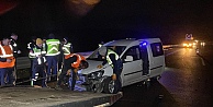 Kuzey Marmara Otoyolu'nda alkollü sürücü seyir halindeki otomobile arkadan çarptı: 6 yaralı