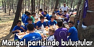 Mangal partisinde buluştular