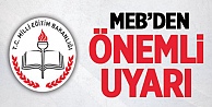 MEB Uyardı!