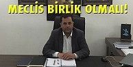 Meclis birlik olamadı!