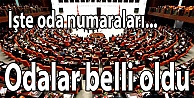 Odalar belli oldu