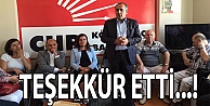Partililere teşekkür etti!