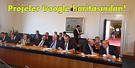 Projeler Google haritasından!