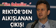 Rektörden alkışlanan çıkış!