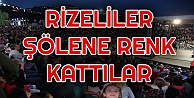 Rizeliler Şölene Renk Kattı