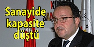 Sanayide kapasite düştü