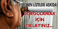 Seçmen listeleri askıya çıktı