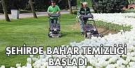 Şehirde bahar temizliği başladı