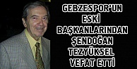 Şendoğan Tezyüksel vefat etti