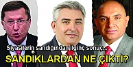 Siyasilerin sandığından ne çıktı?