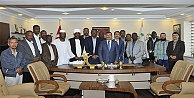 Sudanlı misafirleri ağırladı