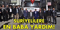 Suriyelilere en baba yardım