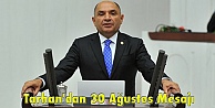 Tarhan'dan 30 Ağustos Mesajı