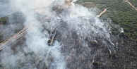 Tübi̇tak Yerleşkesinde Çıkan Yangına 4 Uçak Ve 2 Helikopterle Müdahale Sürüyor