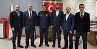 TÜMSİAD'DAN EMNİYET MÜDÜRÜ VE MÜFTÜYE ZİYARET