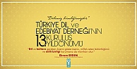 TÜRKİYE DİL VE EDEBİYAT DERNEĞİ'NİN 13. KURULUŞ YILDÖNÜMÜ