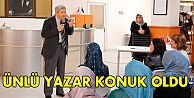 Ünlü yazar konuk oldu