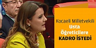 Usta öğreticilere kadro istedi