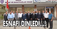 Vali esnafları dinledi!