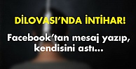Veda mesajı yazıp, kendini astı!