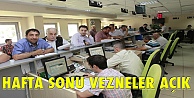 Vezneler hafta sonu açık!