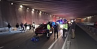 (VİDEOLU HABER) Tünelde Şok Kaza: Aracın Çarptığı Yaya Hayatını Kaybetti