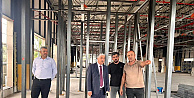 Yeni Hizmet Binasında Çalışmalar Tüm Hızıyla Sürüyor