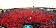 Yenikapı miting alanının havadan görüntüleri