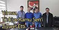 Yılmaz, Türkiye Kamu Sen'i Ziyaret Etti