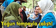 Yoğun tempoyla çalıştı!