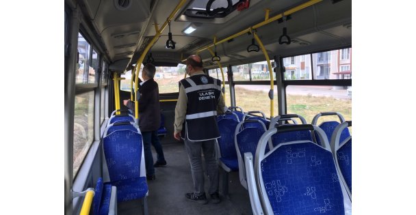 Toplu Taşıma Araçlarına Titiz Denetim