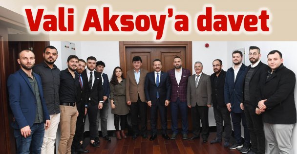 Trabzonlu Gençlerden Vali Aksoy'a davet
