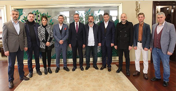 Trabzonlular Başkan Köşker'e geldi