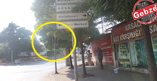 Trafik ışıkları görünmüyor!
