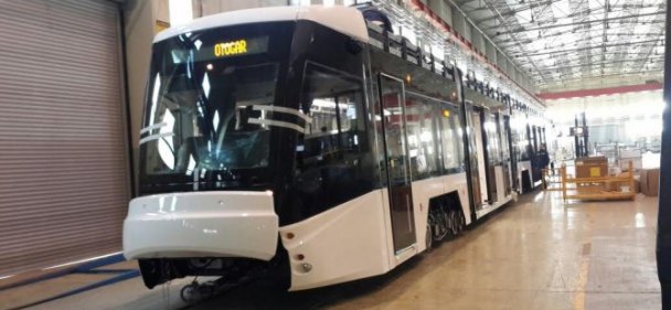 Tramvay aracı testlerden başarıyla geçiyor