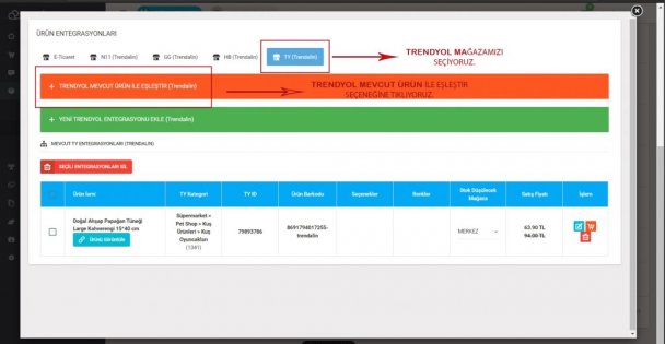 Trendyol Entegrasyon Firmaları